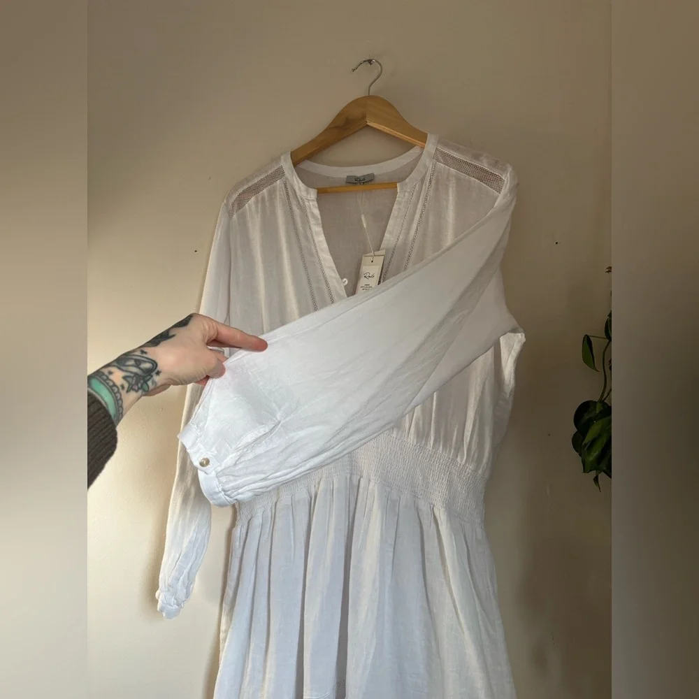 RAILS Jasmine White Lace Detail Dress - Picture 8 of 13